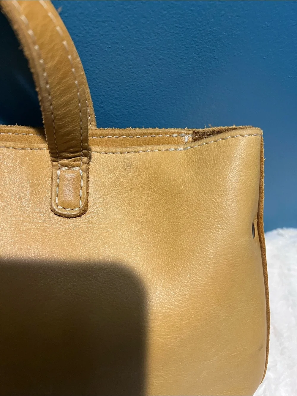 Portland leather Goods Med Zip Crossbody Sunflower